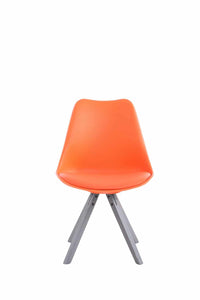 CLP 4er Set Stühle Toulouse Kunstleder grau Square – Produktabbildung 7