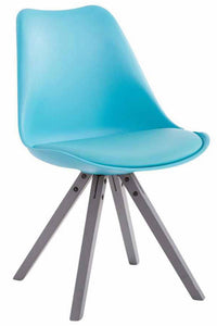 CLP 4er Set Stühle Toulouse Kunstleder grau Square – Produktabbildung 10