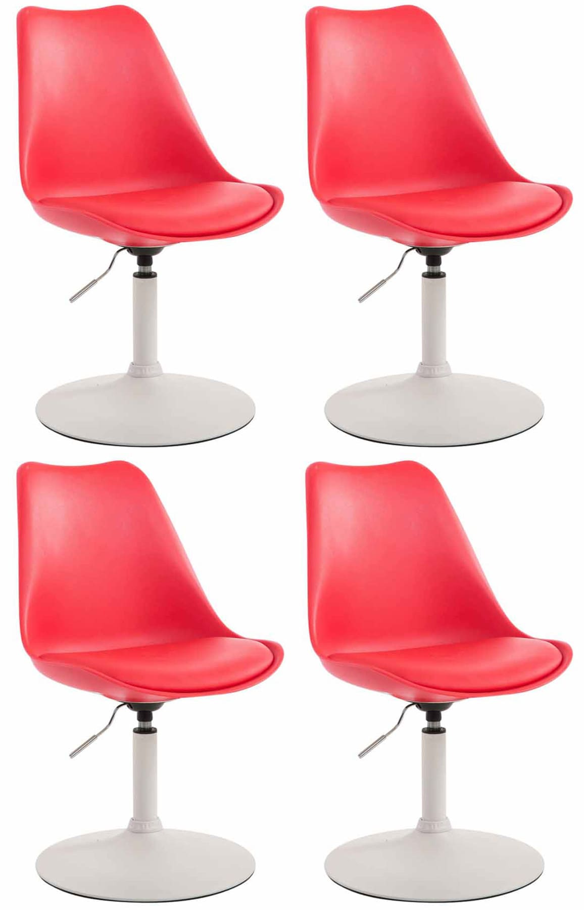CLP 4er Set Esszimmerstühle Maverick W Kunststoff
