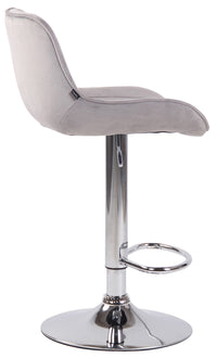 CLP 2er Set Barhocker Lentini Samt chrom – Produktabbildung 8