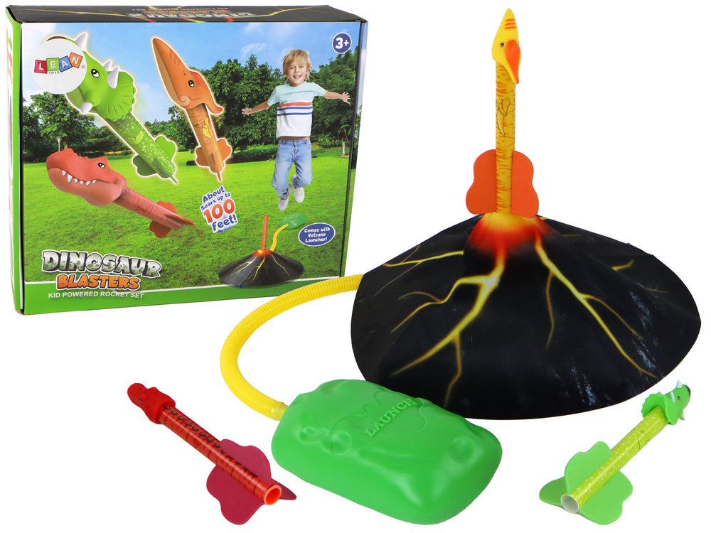 Volcano Launcher Rocket Dinosaur Game for home and garden