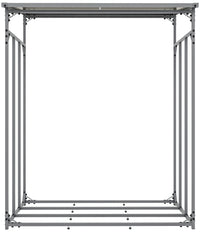 CLP Kaminholzunterstand + Abdeckplane Ruston Aluminium M – Produktabbildung 3
