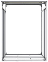 CLP Kaminholzunterstand + Abdeckplane Ruston Aluminium L – Produktabbildung 3