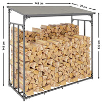 CLP Kaminholzunterstand Ruston Metall S – Produktabbildung 3
