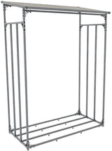CLP Kaminholzunterstand Ruston Aluminium L – Produktabbildung 4