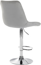 CLP Barhocker Toni Samt chrom – Produktabbildung 6