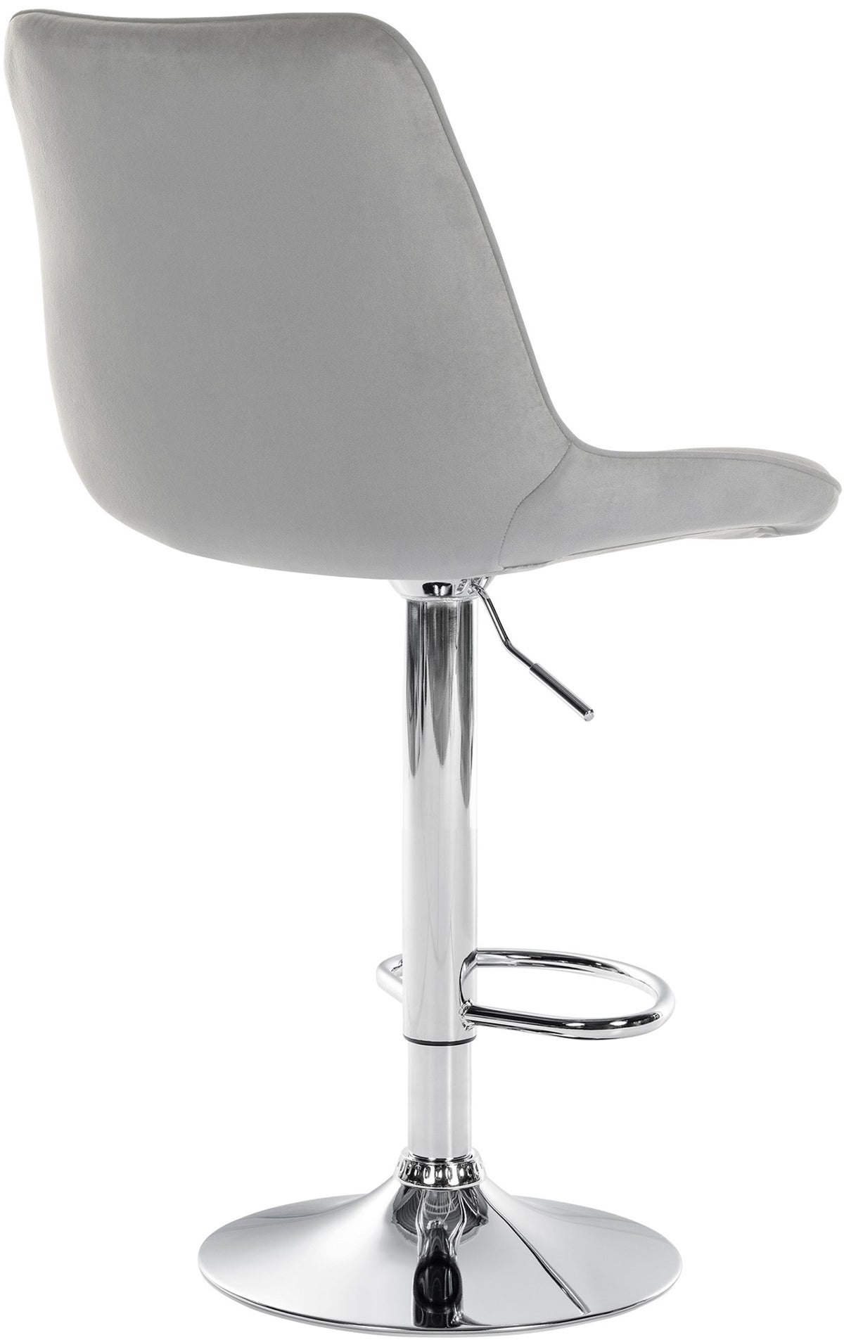 CLP Barhocker Toni Samt chrom – Produktabbildung 6