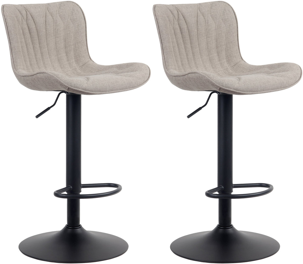 CLP 2er Set Barhocker Linus Stoff