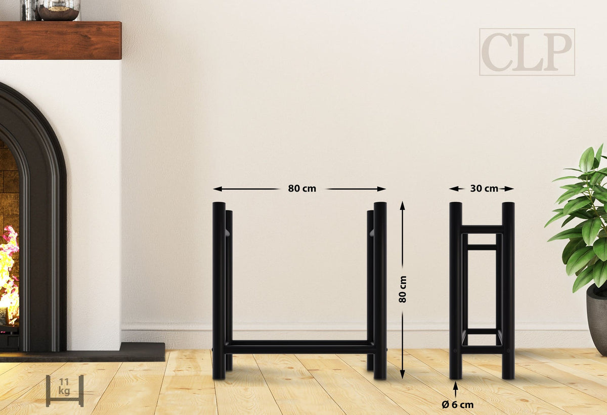 CLP Kaminholzständer Medya rund 30x80x80 cm – Produktabbildung 2