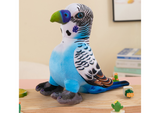 Blue parrot plush mascot 20 cm