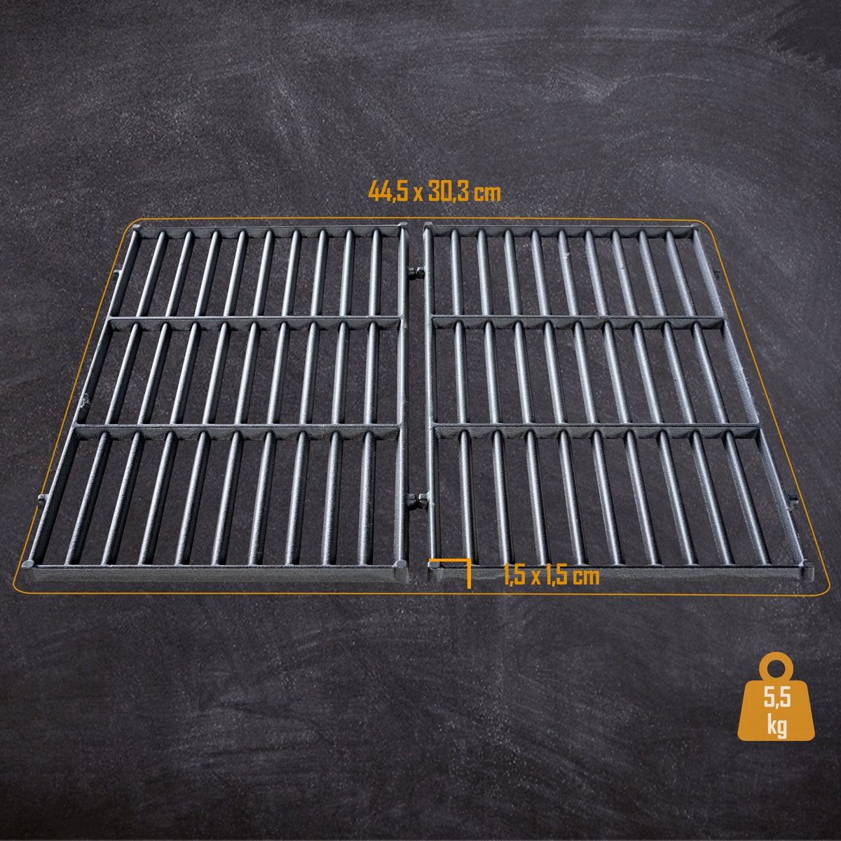 CLP Grillrost Set 44,5x30,3 cm – Produktabbildung 2