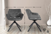 CLP Stuhl Westport Samt – Produktabbildung 9