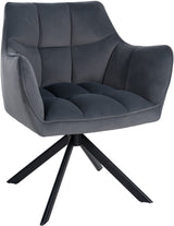 CLP Esszimmerstuhl Swing Samt schwarz – Produktabbildung 8