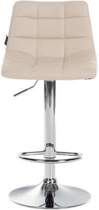 CLP 2er Set Barhocker Jerry Kunstleder chrom – Produktabbildung 4