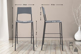CLP Barhocker Genua Schwarz – Produktabbildung 2