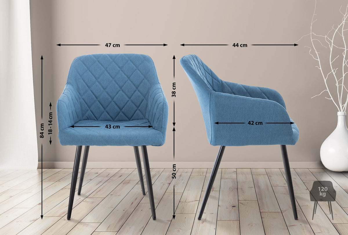 CLP Esszimmerstuhl Shila Stoff – Produktabbildung 9