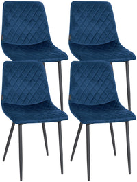 CLP 4er Set Stühle Telde Samt
