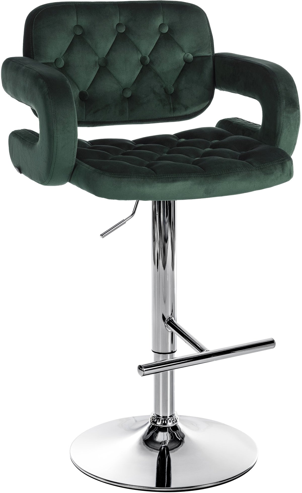 CLP Barhocker Dublin Samt chrom