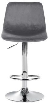 CLP 2er Set Barhocker Divo Samt Chrom – Produktabbildung 10