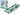 Inflatable pool float, white palm leaf pattern, 43731