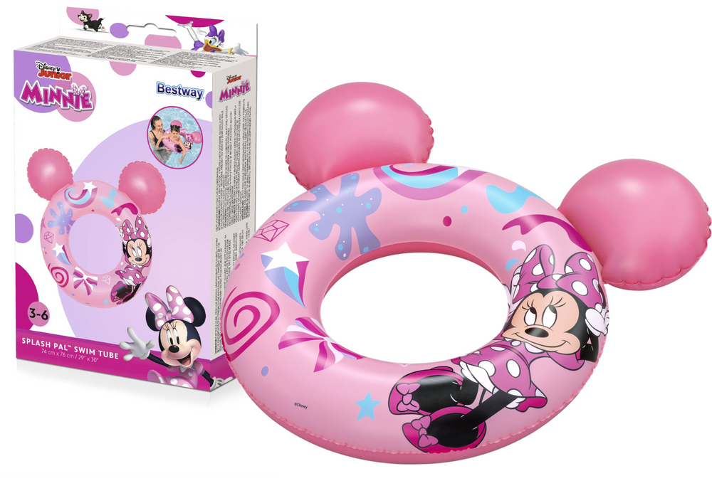 Swim ring with Minnie Mouse ears 74 cm x 76 cm Bestway 9102N