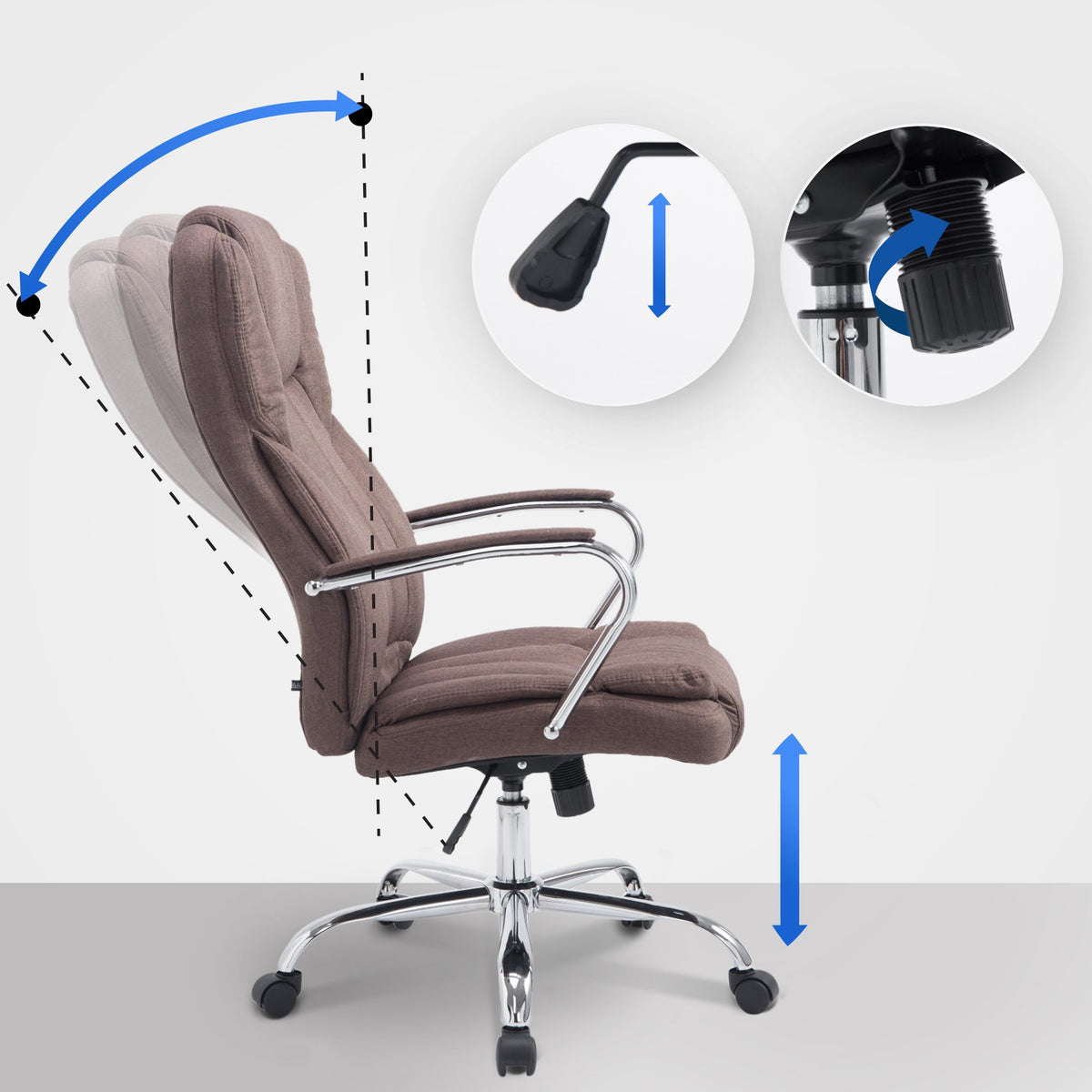 CLP Bürostuhl BIG Xanthos Stoff – Produktabbildung 3