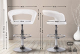 CLP 2er Set Barhocker Jaen Kunstleder – Produktabbildung 8