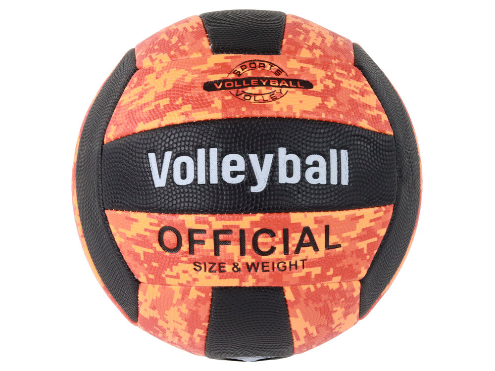 Orange volleyball, size 5, colorful