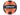 Orange volleyball, size 5, colorful