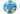 Blue and black volleyball, size 5, colorful