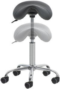 CLP 2er Set Arbeitshocker Reno Kunstleder – Produktabbildung 3