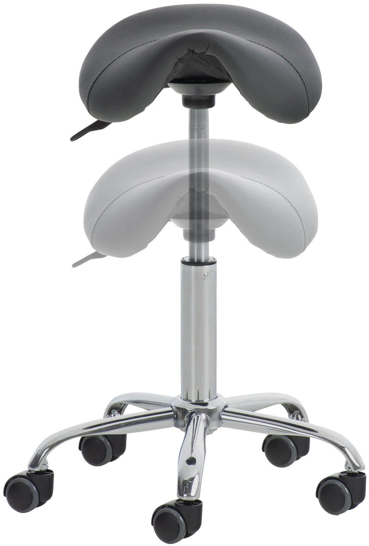 CLP 2er Set Arbeitshocker Reno Kunstleder – Produktabbildung 3