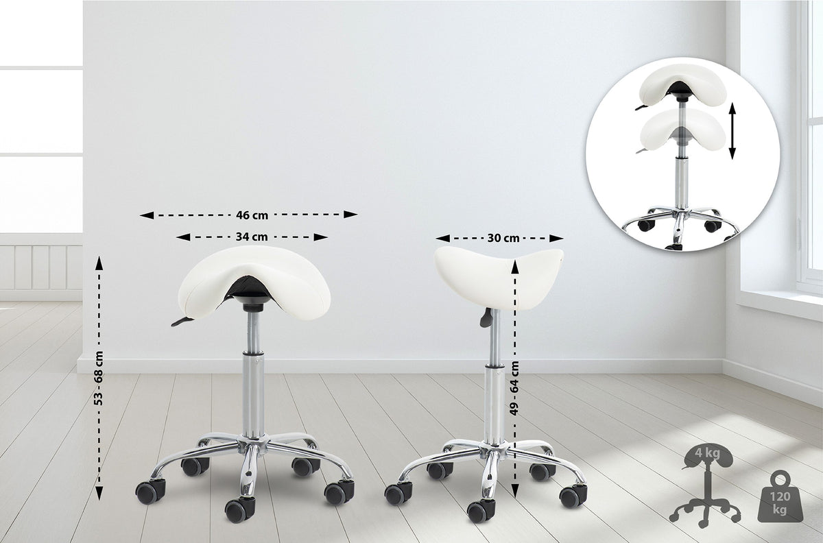 CLP 2er Set Arbeitshocker Reno Kunstleder – Produktabbildung 10