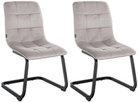 CLP 2er Set Esszimmerstuhl Vermont Samt – Produktabbildung 10