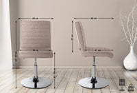 CLP 2er Set Esszimmerstuhl Elvas Stoff – Produktabbildung 2