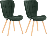 CLP 2er Set Stuhl Elda Samt – Produktabbildung 8