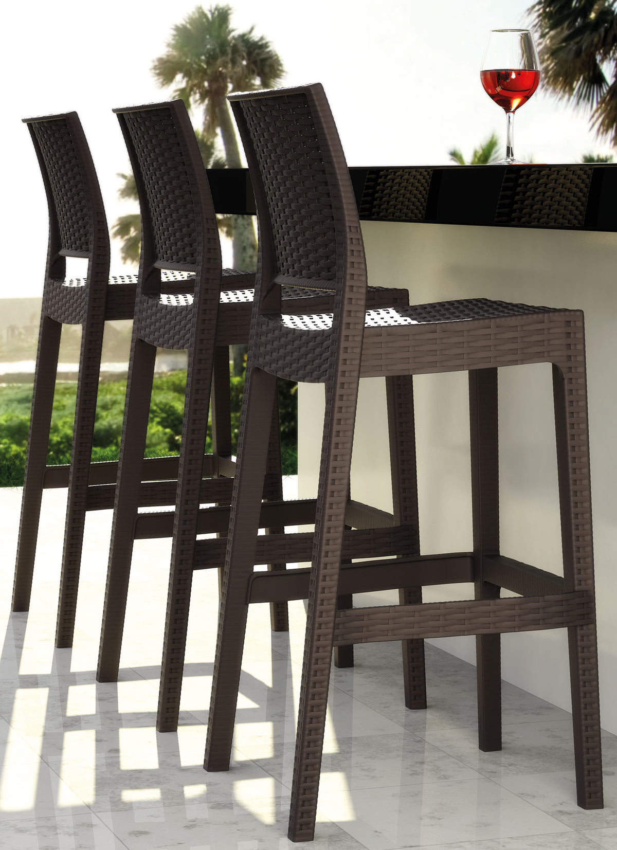 CLP 4er Set Barhocker Jamaica – Produktabbildung 3