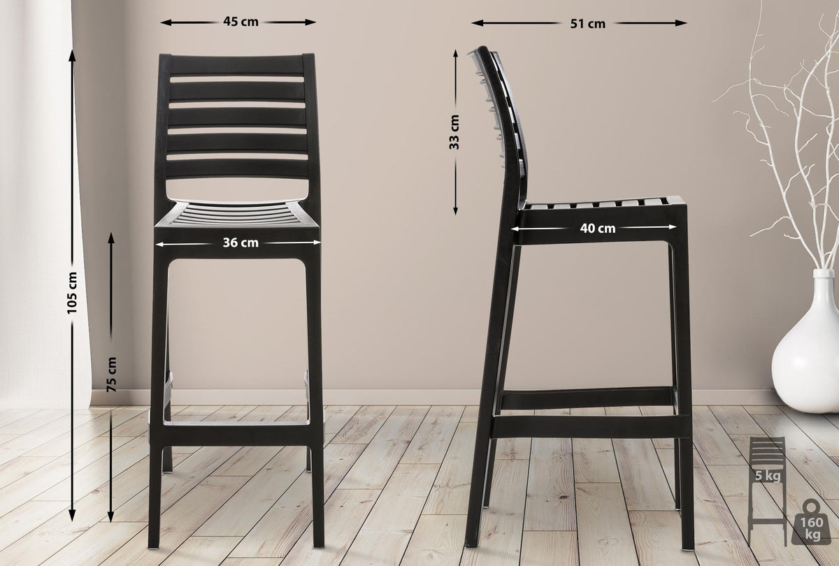 CLP 4er Set Barhocker Ares – Produktabbildung 2