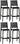 CLP 4er Set Barhocker Ares