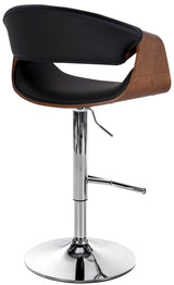 CLP Barhocker Foley Kunstleder Eiche – Produktabbildung 4
