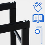 CLP Kaminholzständer Keri mit Rollen 25x40x80 – Produktabbildung 7