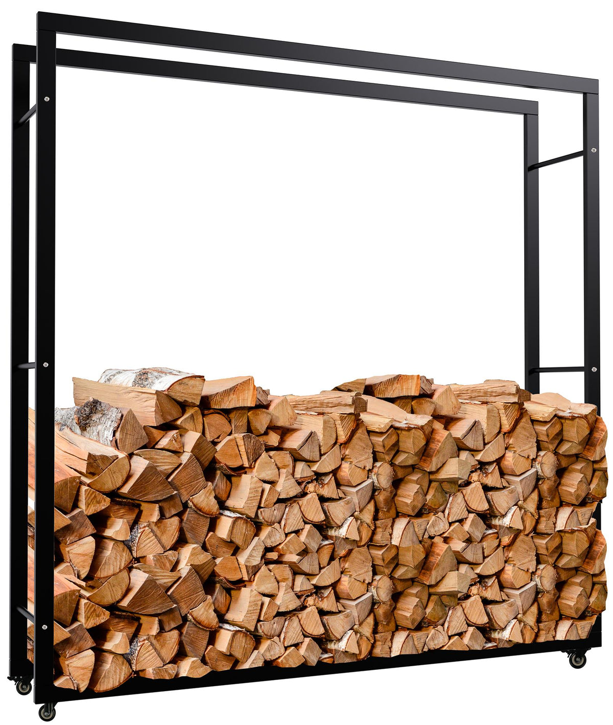 CLP Kaminholzständer Keri mit Rollen 25x150x150