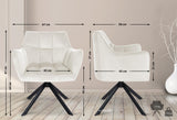 CLP Esszimmerstuhl Swing Samt schwarz – Produktabbildung 2