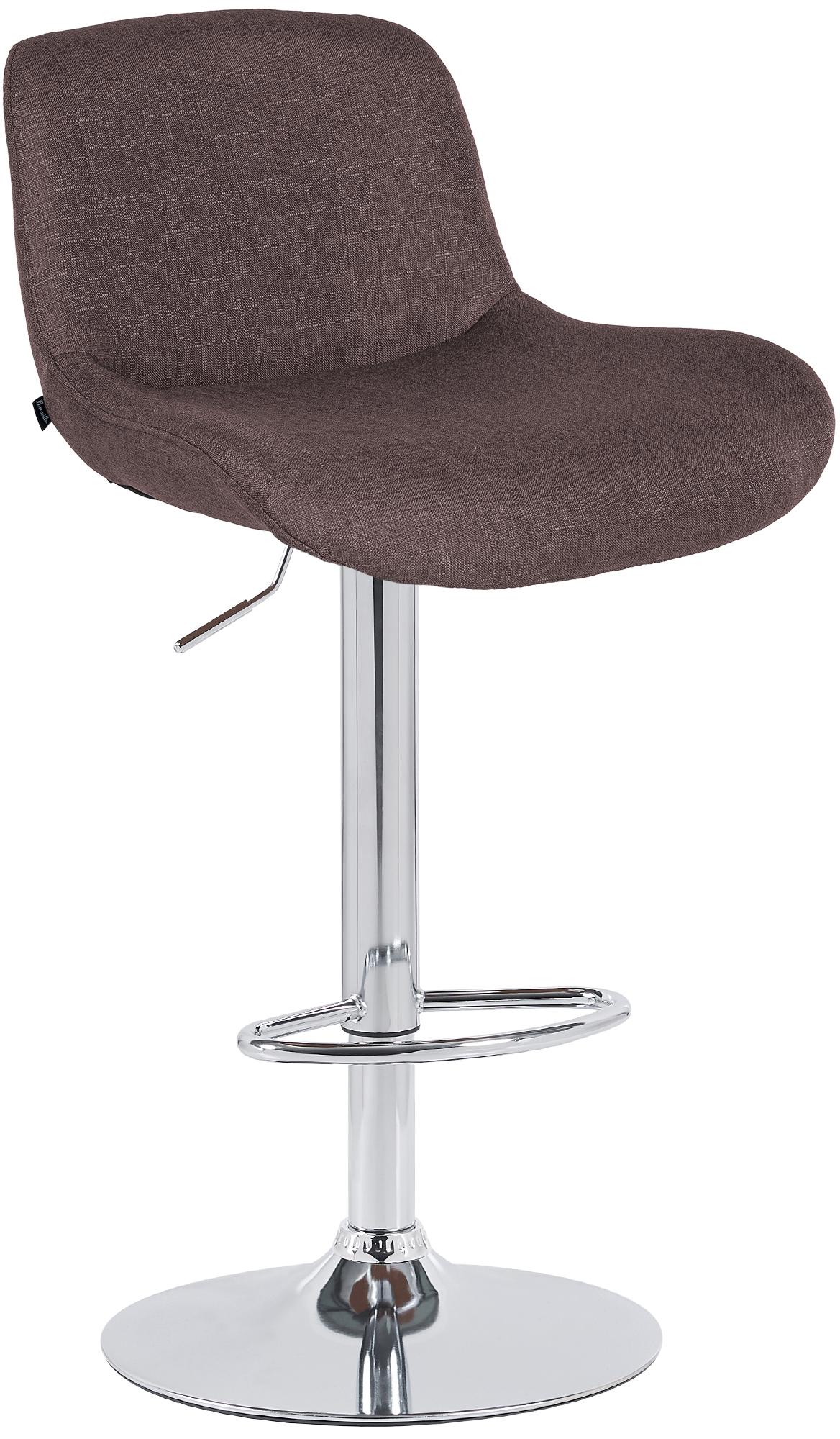 CLP Barhocker Solon Chrom Stoff