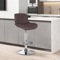 CLP Barhocker Solon Chrom Stoff – Produktabbildung 3