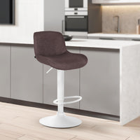 CLP Barhocker Solon Weiß Stoff – Produktabbildung 3