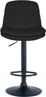 CLP Barhocker Laurel Stoff schwarz – Produktabbildung 7