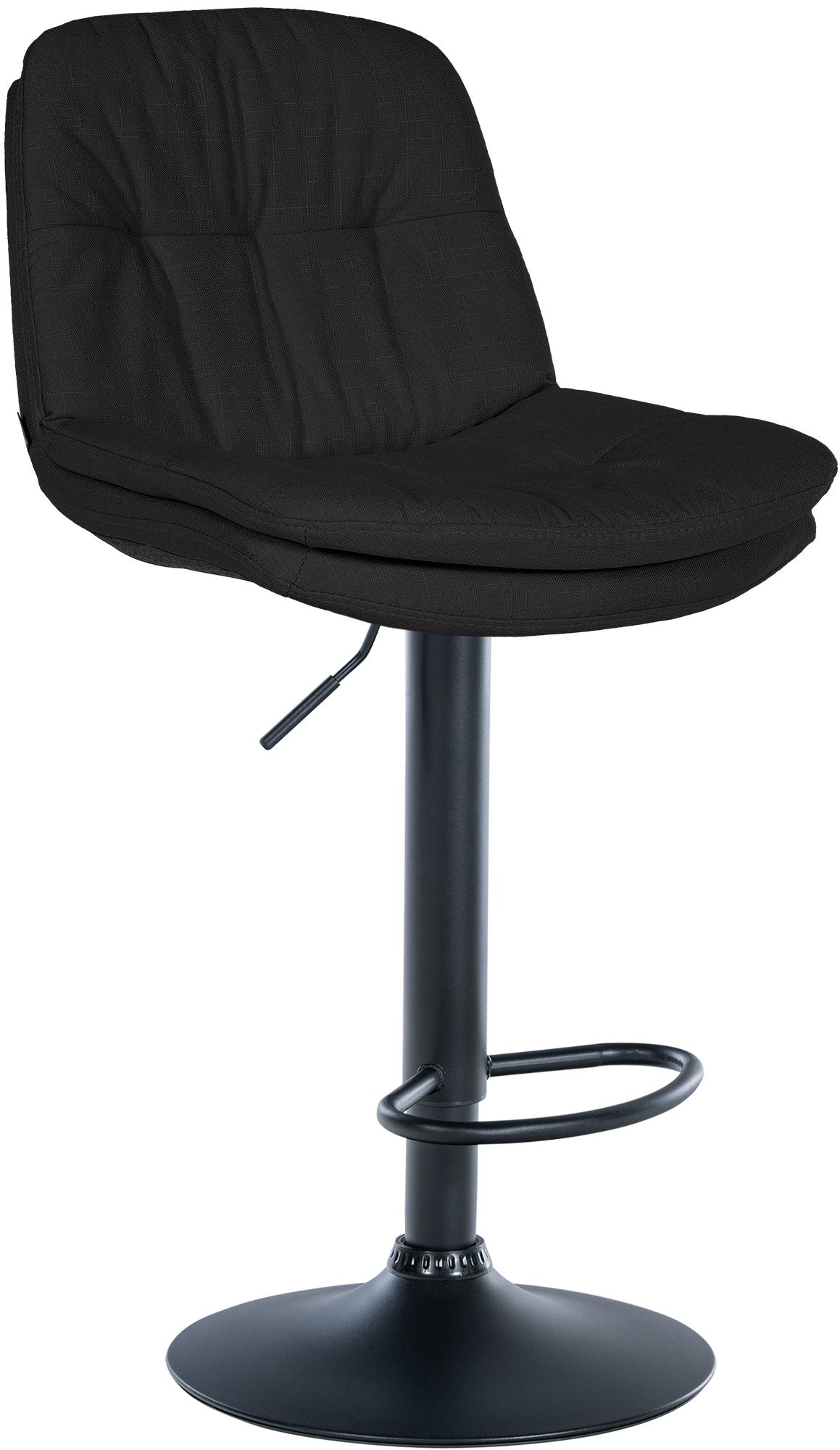 CLP Barhocker Laurel Stoff schwarz