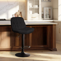 CLP Barhocker Laurel Stoff schwarz – Produktabbildung 3