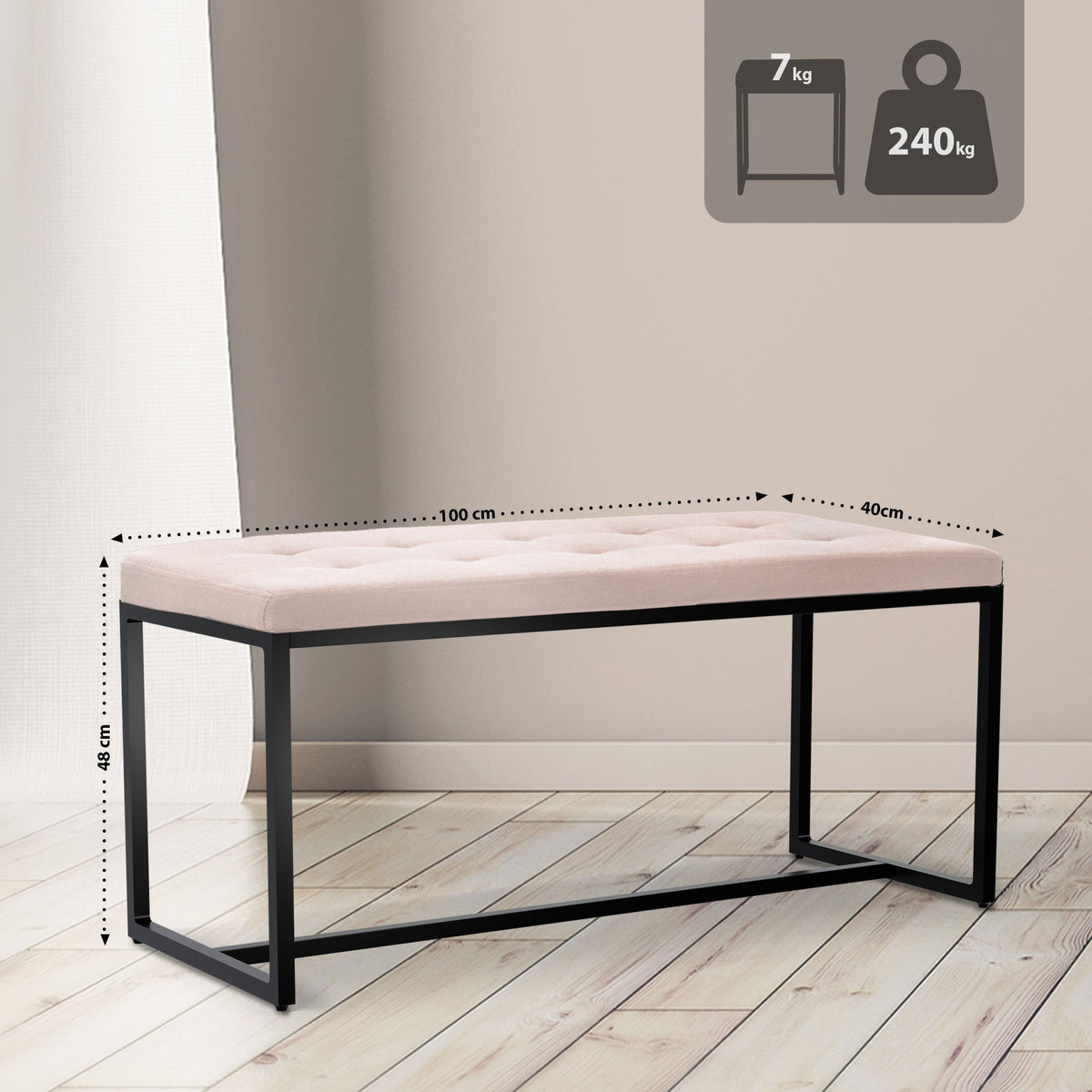 CLP Sitzbank Barci B Stoff – Produktabbildung 2